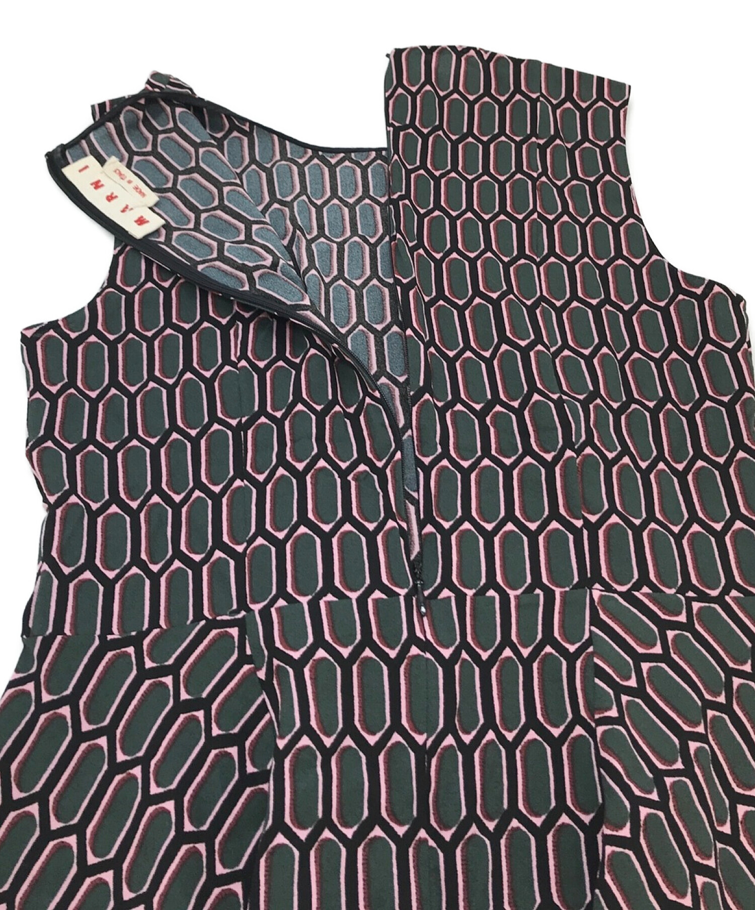 MARNI ノースリーブ フレアブラウス