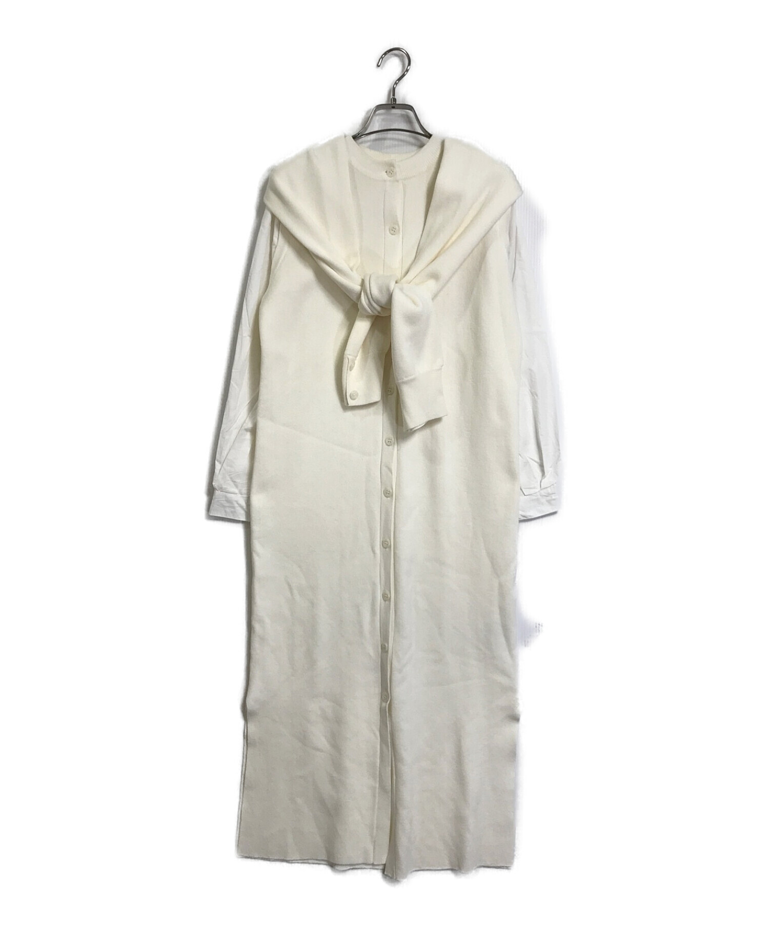 中古・古着通販】Ameri (アメリ) MANY WAY DOCKING SHIRT DRESS/メニー 