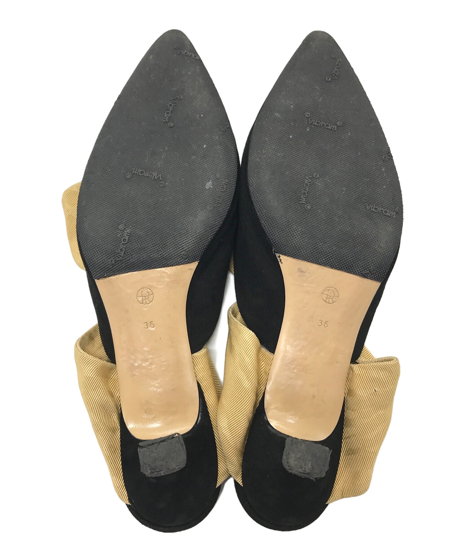 the row リボンミュールパンプスサンダル