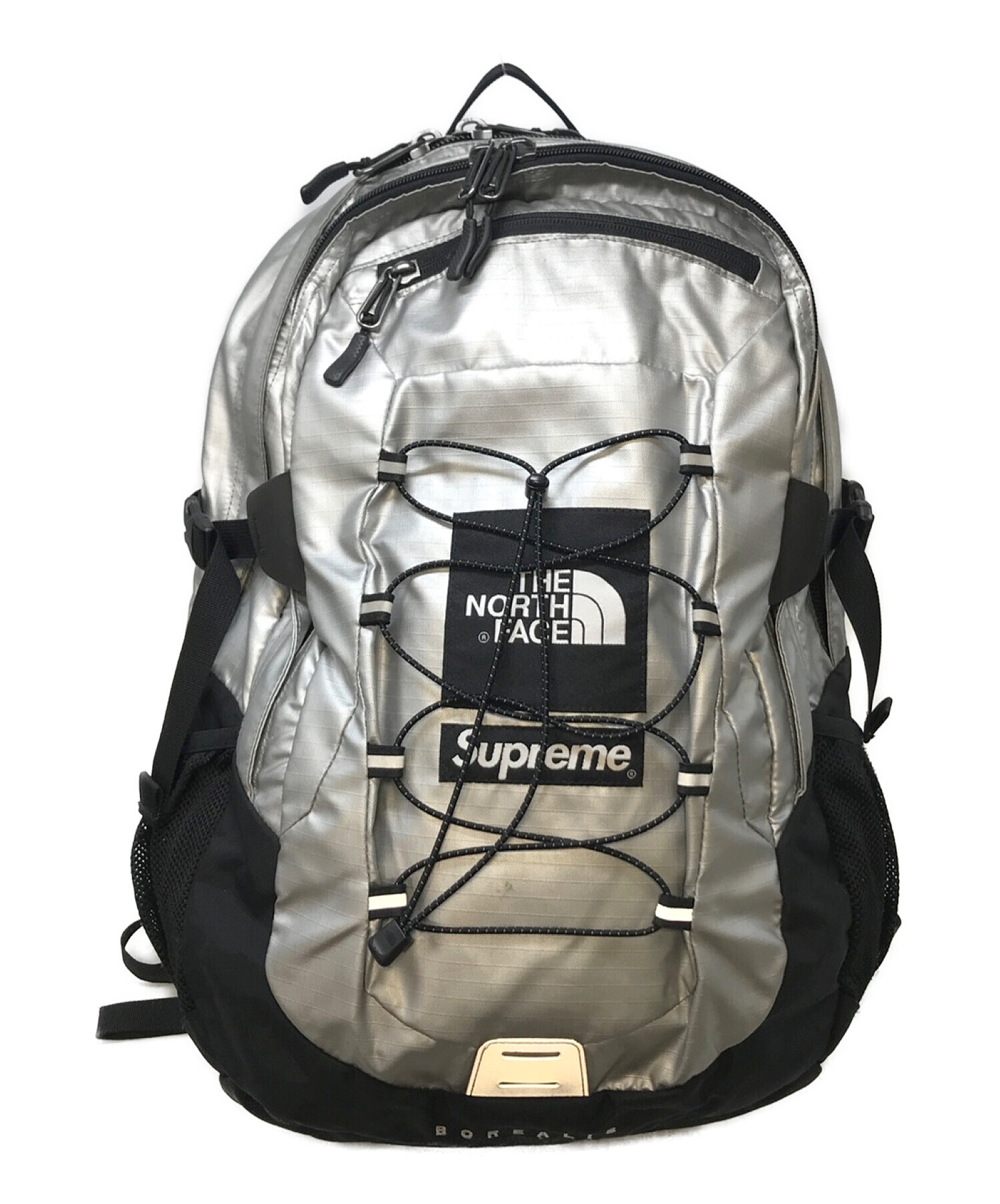 THE NORTH FACE (ザ ノース フェイス) SUPREME (シュプリーム) 18SS Metallic Borealis  Backpack / メタリックボレアリスバックパック シルバー