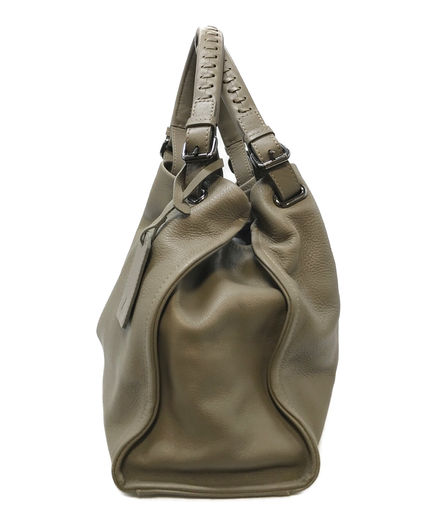 土屋鞄 (ツチヤカバン) クラルテ アークキャリートートレザーバッグ グレー サイズ:実寸参照
