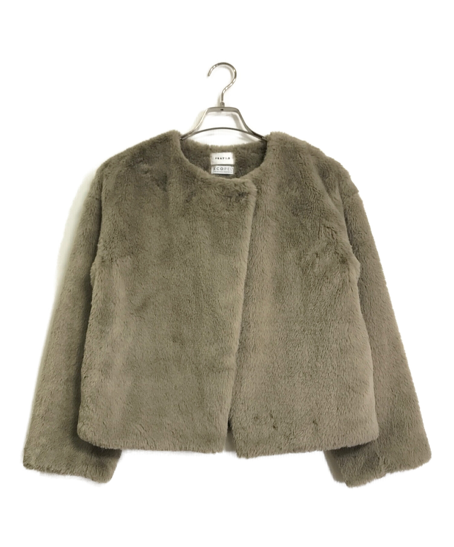 FRAY I.D（フレイ 偏狭 アイディー）Ecopelショートファーコート 