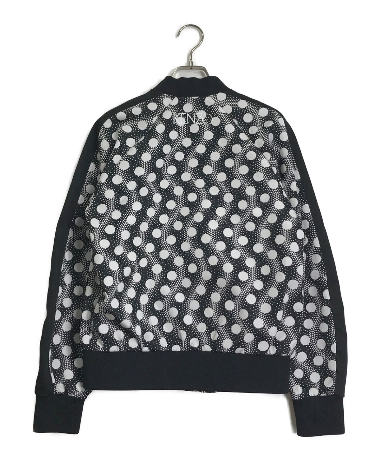 中古・古着通販】KENZO (ケンゾー) ドットブルゾン ブラック×ホワイト 
