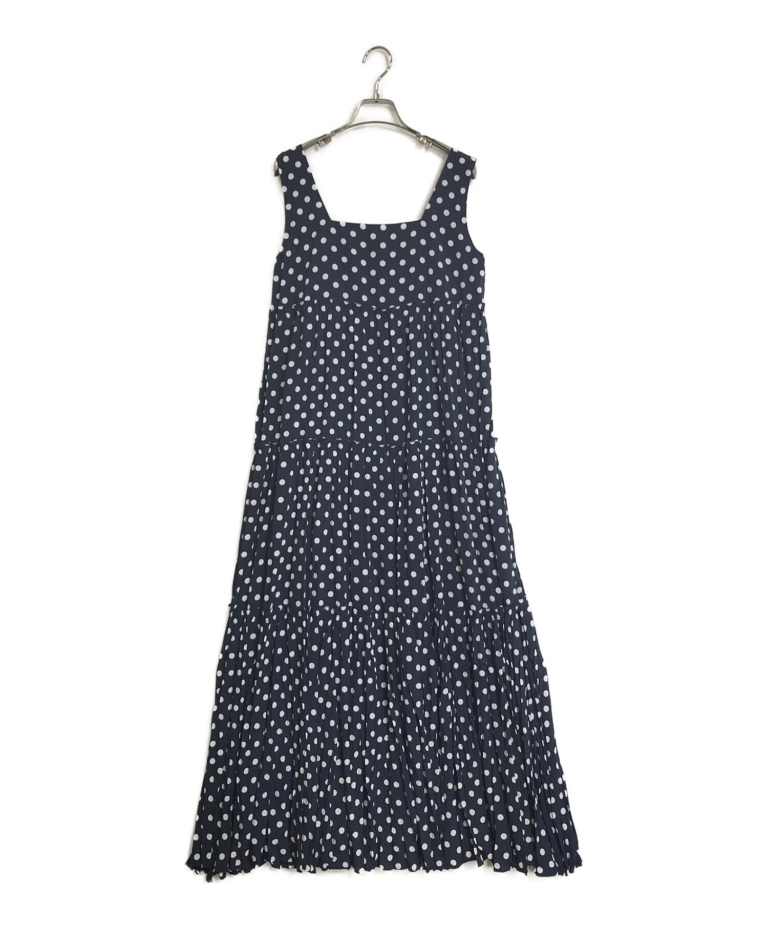 美品 THE NEWHOUSE ザニューハウス ドット ワンピース ホワイト 美品 THE NEWHOUSE ザニューハウス ドット ワンピース ホワイト the