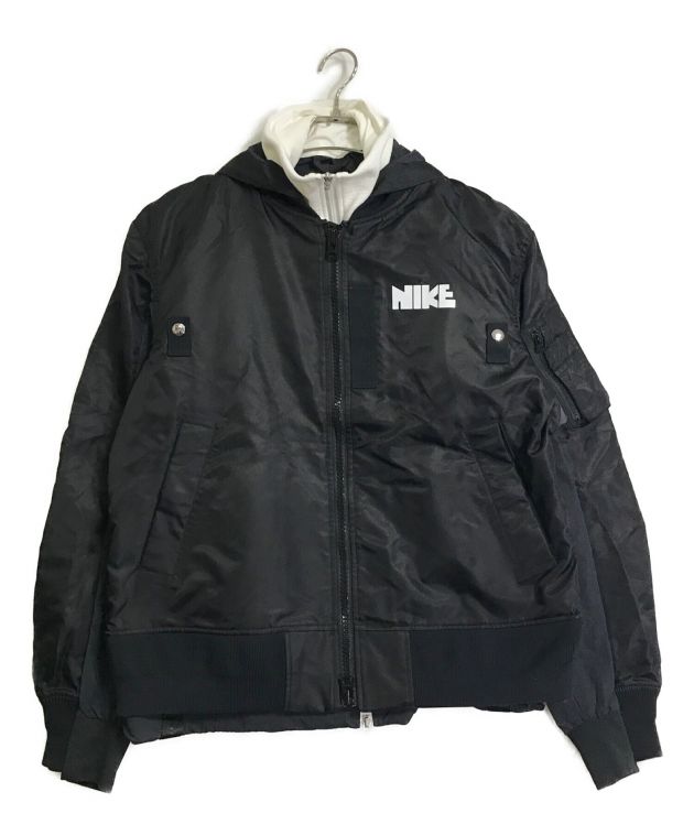 中古・古着通販】NIKE (ナイキ) sacai (サカイ) MA-1/レイヤード 