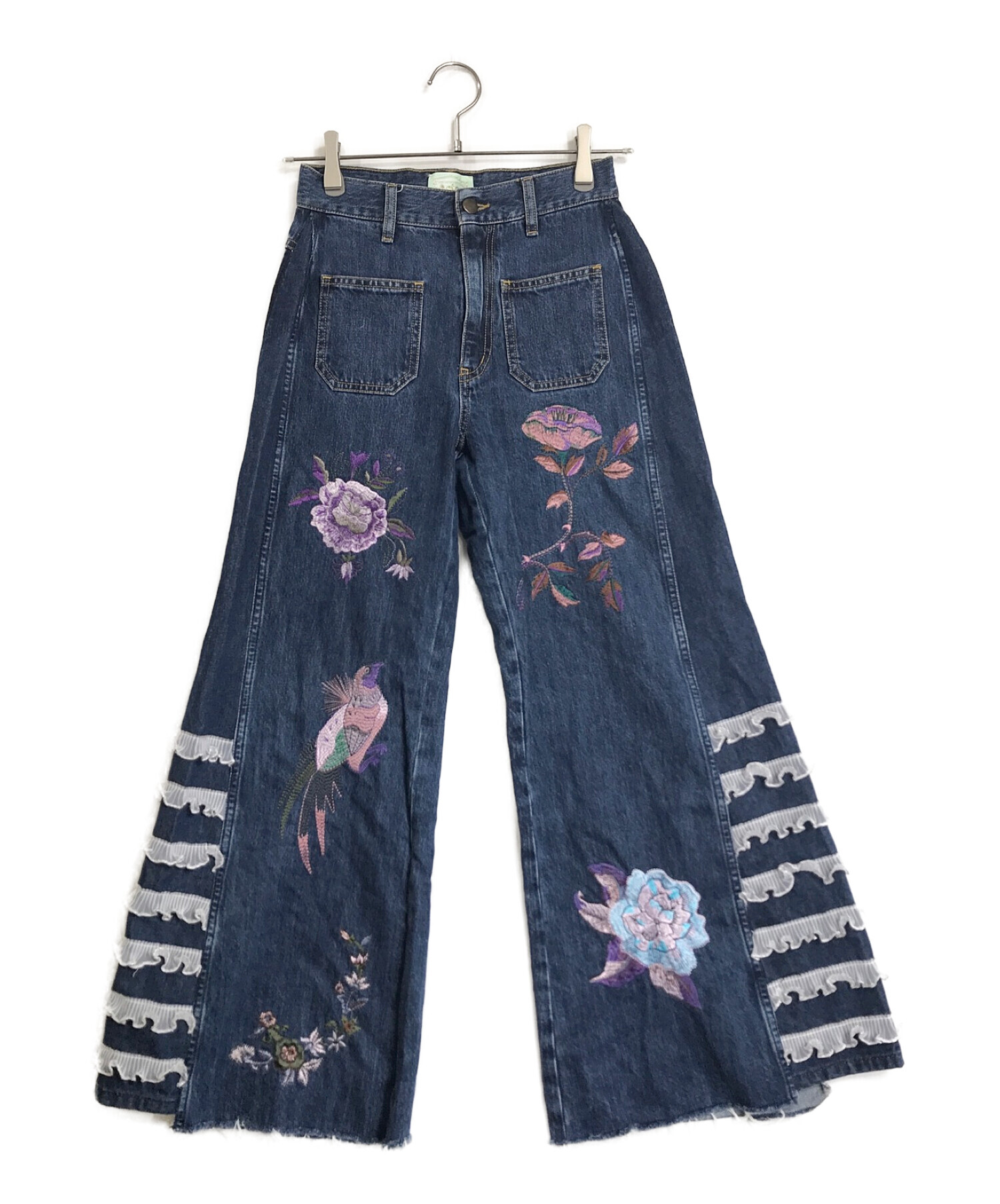 中古・古着通販】Aries (アリーズ) デニムパンツ フリルパンツ フレア  
