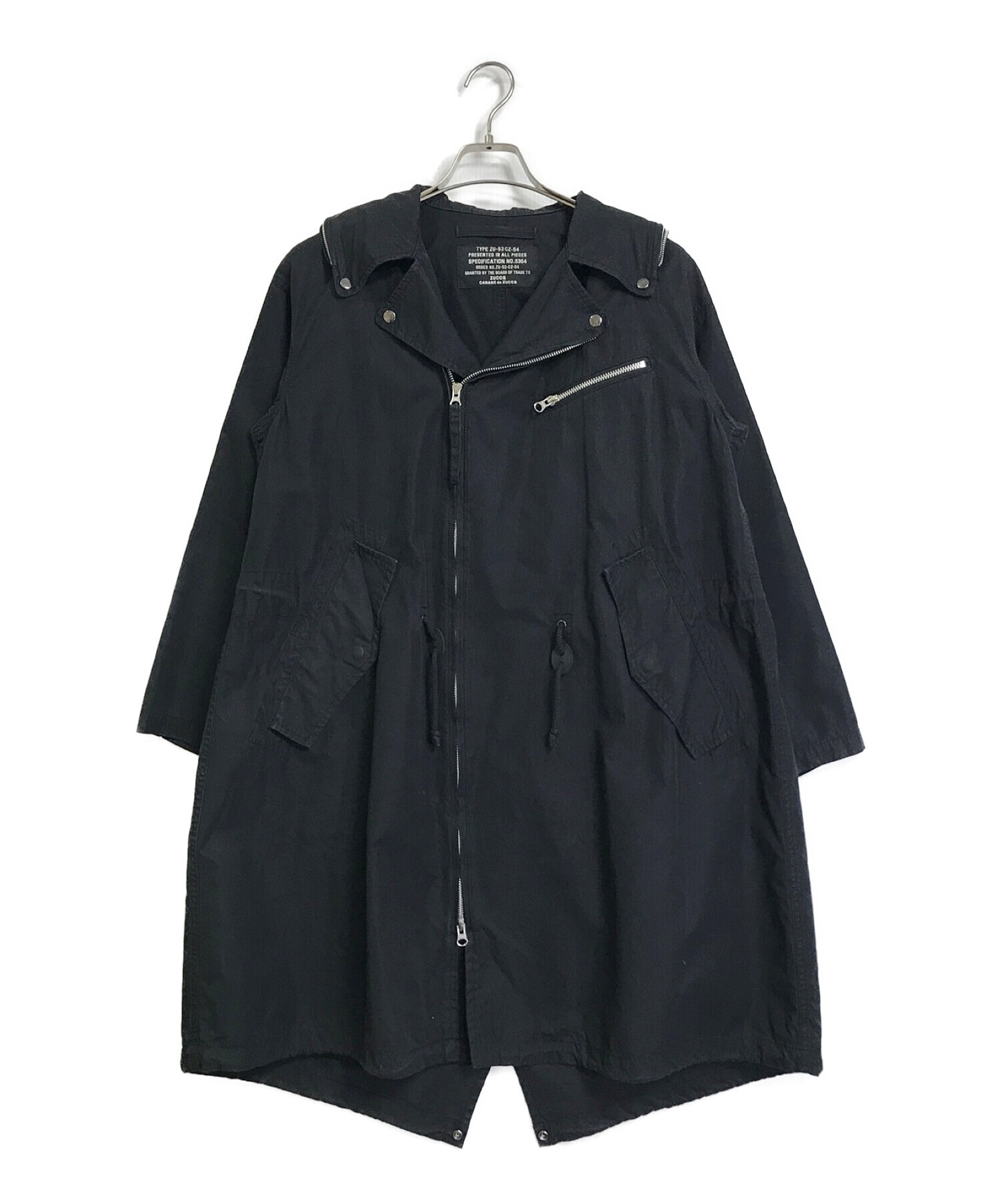 中古・古着通販】CABANE de ZUCCa (カバンドズッカ) モッズコート 