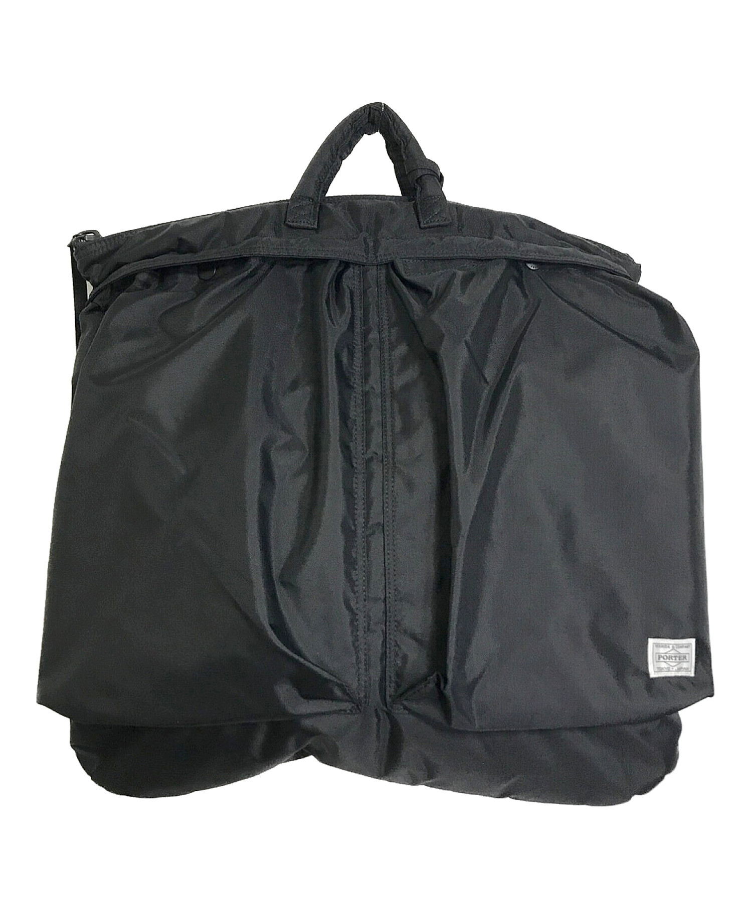 PORTER × HYKE HELMET BAG LARGE BLACK