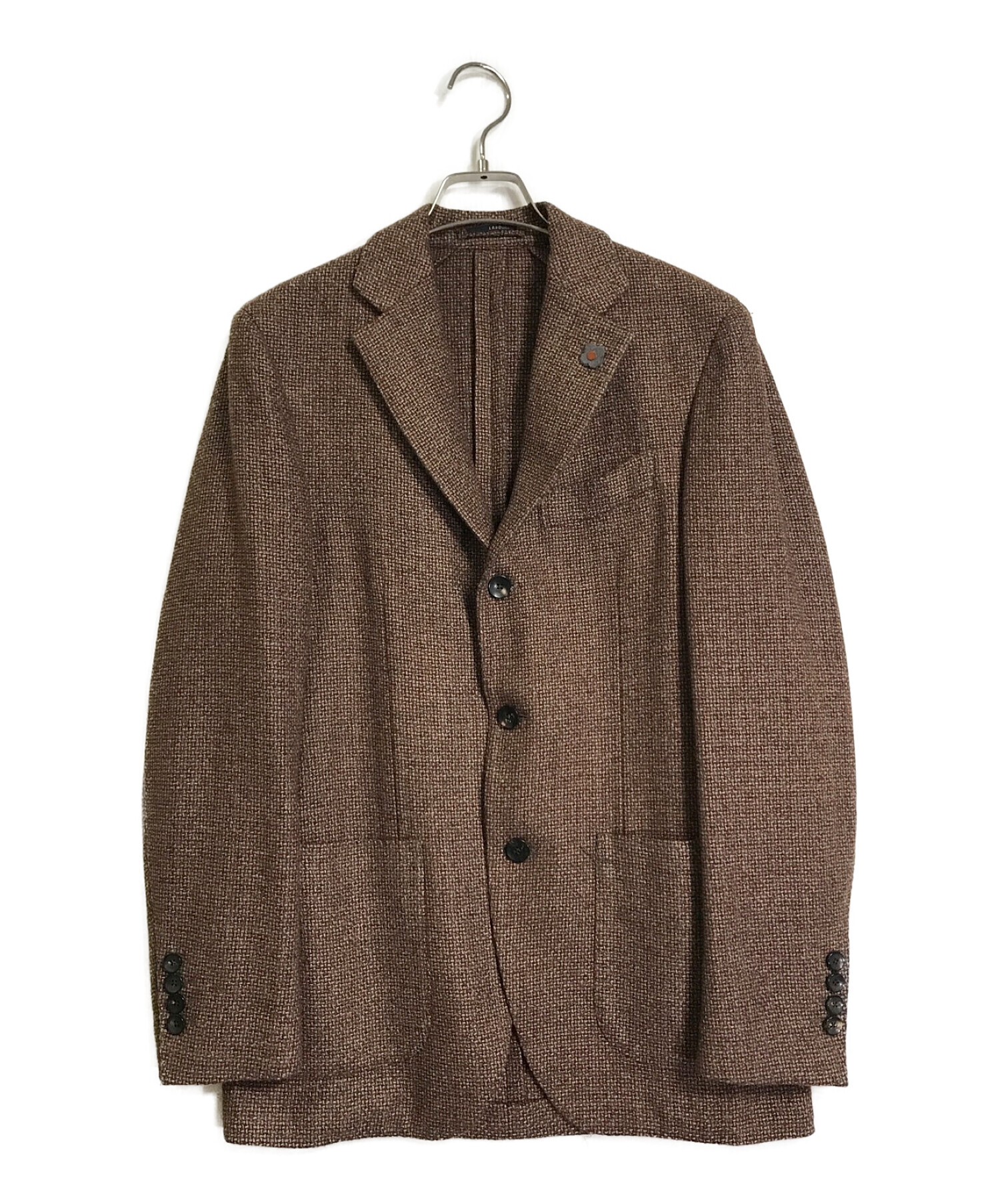 中古・古着通販】LARDINI (ラルディーニ) ツイード調3Bテーラード 