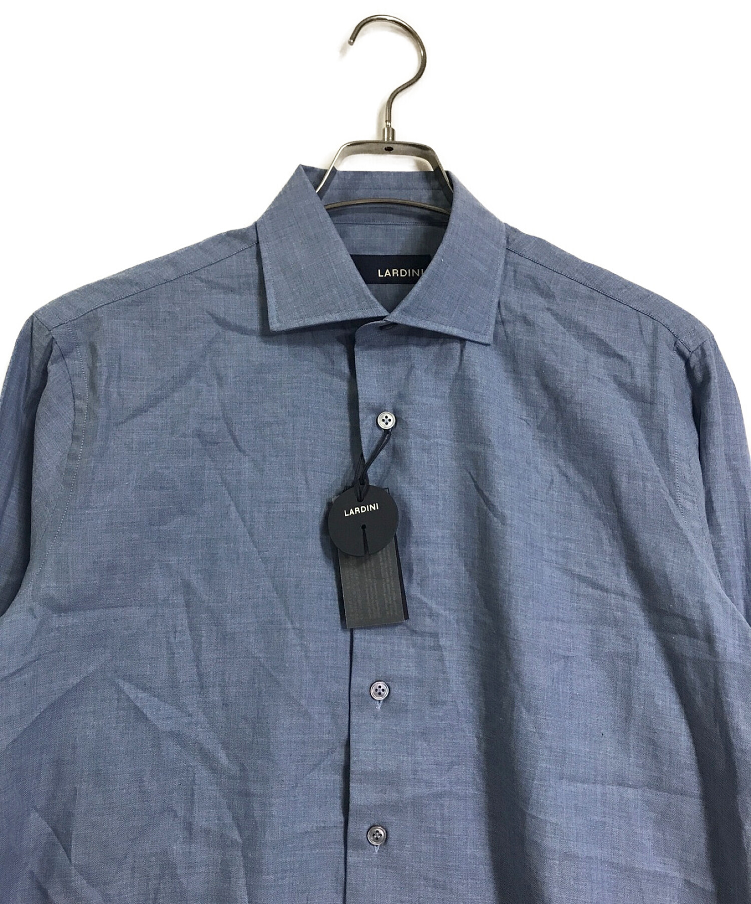 中古・古着通販】LARDINI (ラルディーニ) ドレスシャツ ブルー サイズ 