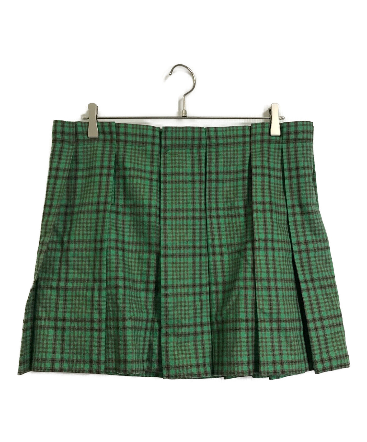 中古・古着通販】MIU MIU (ミュウミュウ) チェックミニスカート  