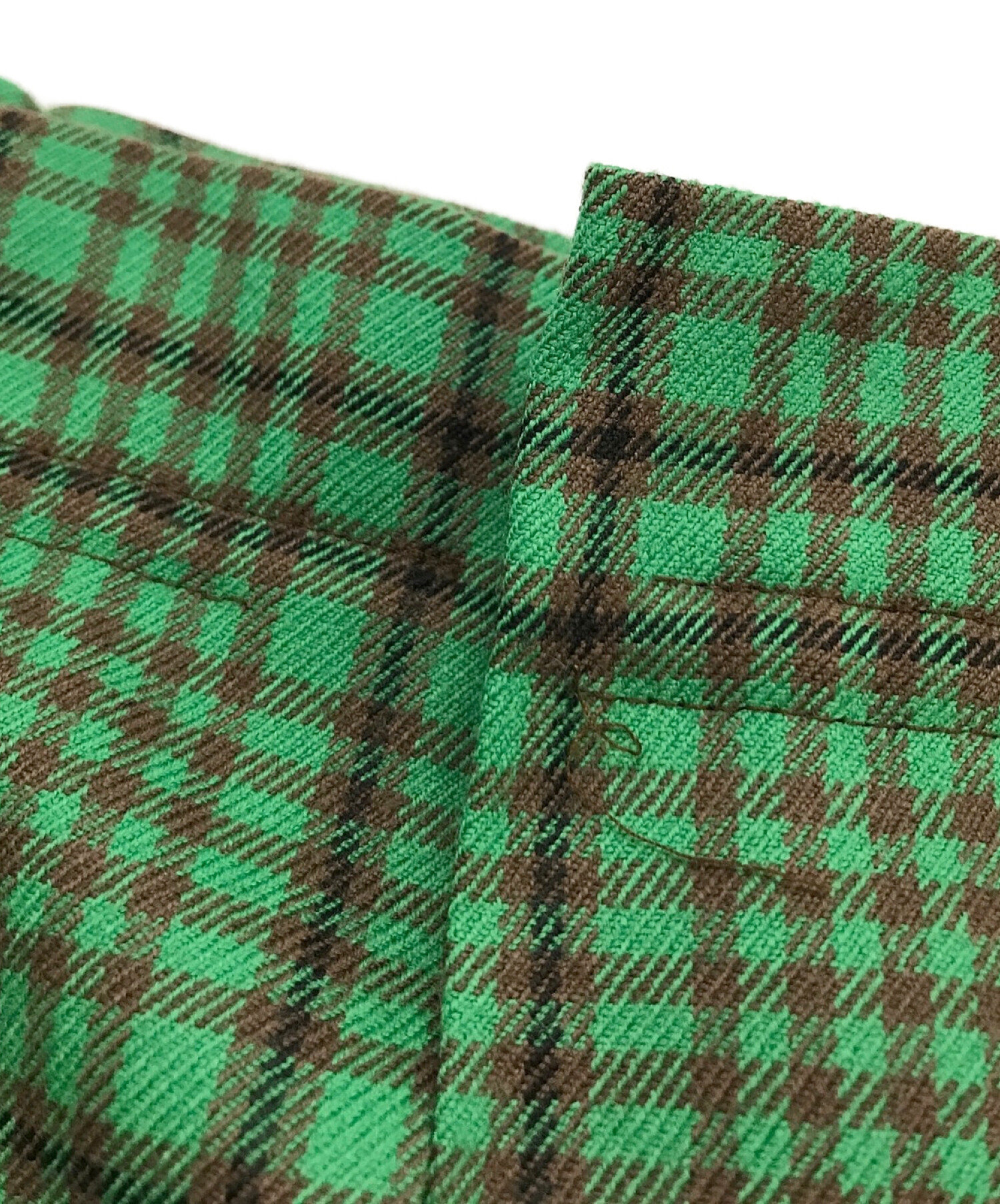 中古・古着通販】MIU MIU (ミュウミュウ) チェックミニスカート  