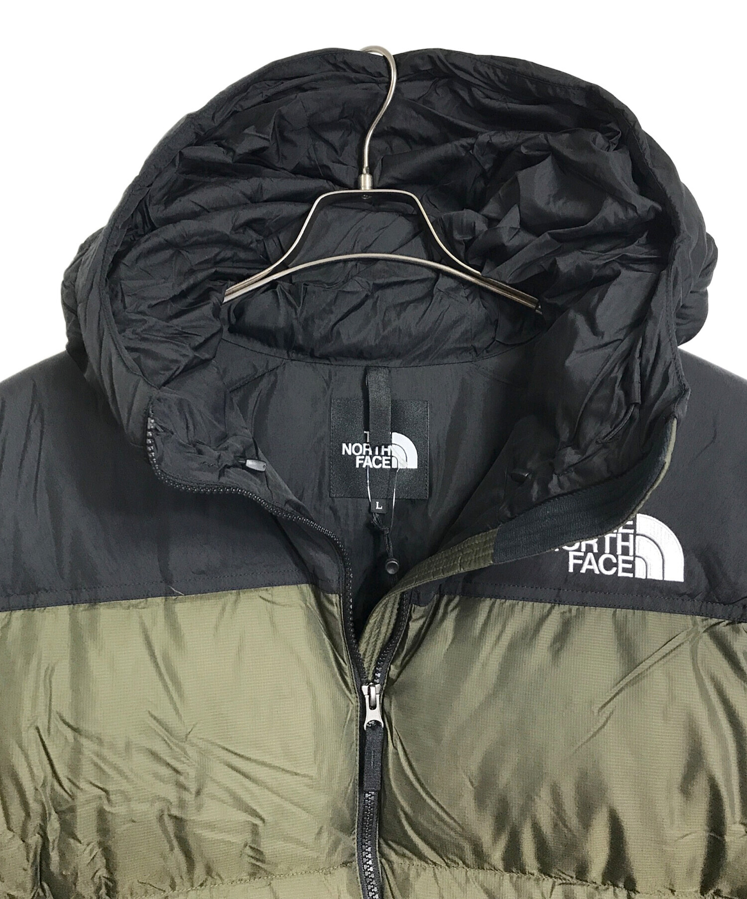 THE NORTH FACE ダウンジャケット 黒・オリーブ THE NORTH FACE ノースフェイス 700FILL ダウンジャケット オリーブ
