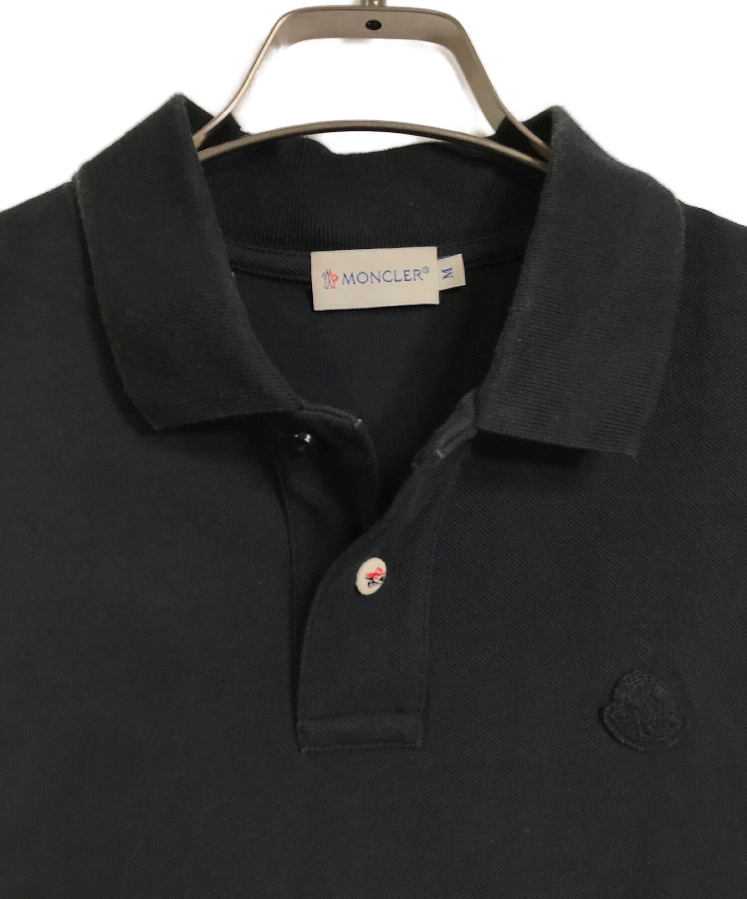 中古・古着通販】MONCLER (モンクレール) ロゴボタンポロシャツ/MAGLIA 