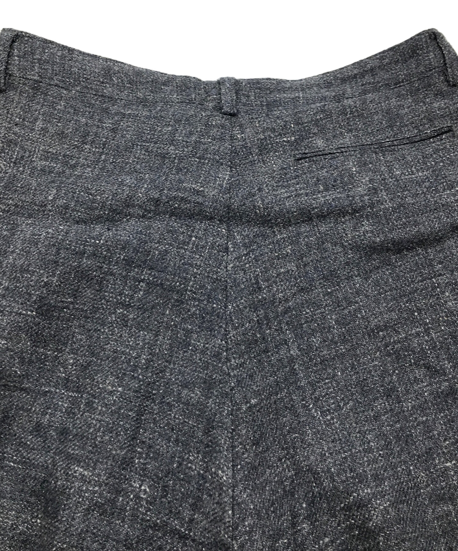 中古・古着通販】hazama (ハザマ) ウールリネンサルエルパンツ wool 