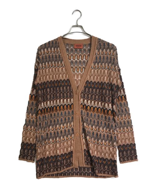 中古・古着通販】missoni (ミッソーニ) ジャガードロングカーディガン 