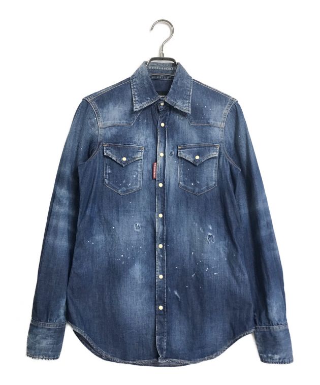 中古・古着通販】DSQUARED2 (ディースクエアード) ペイントダメージ 