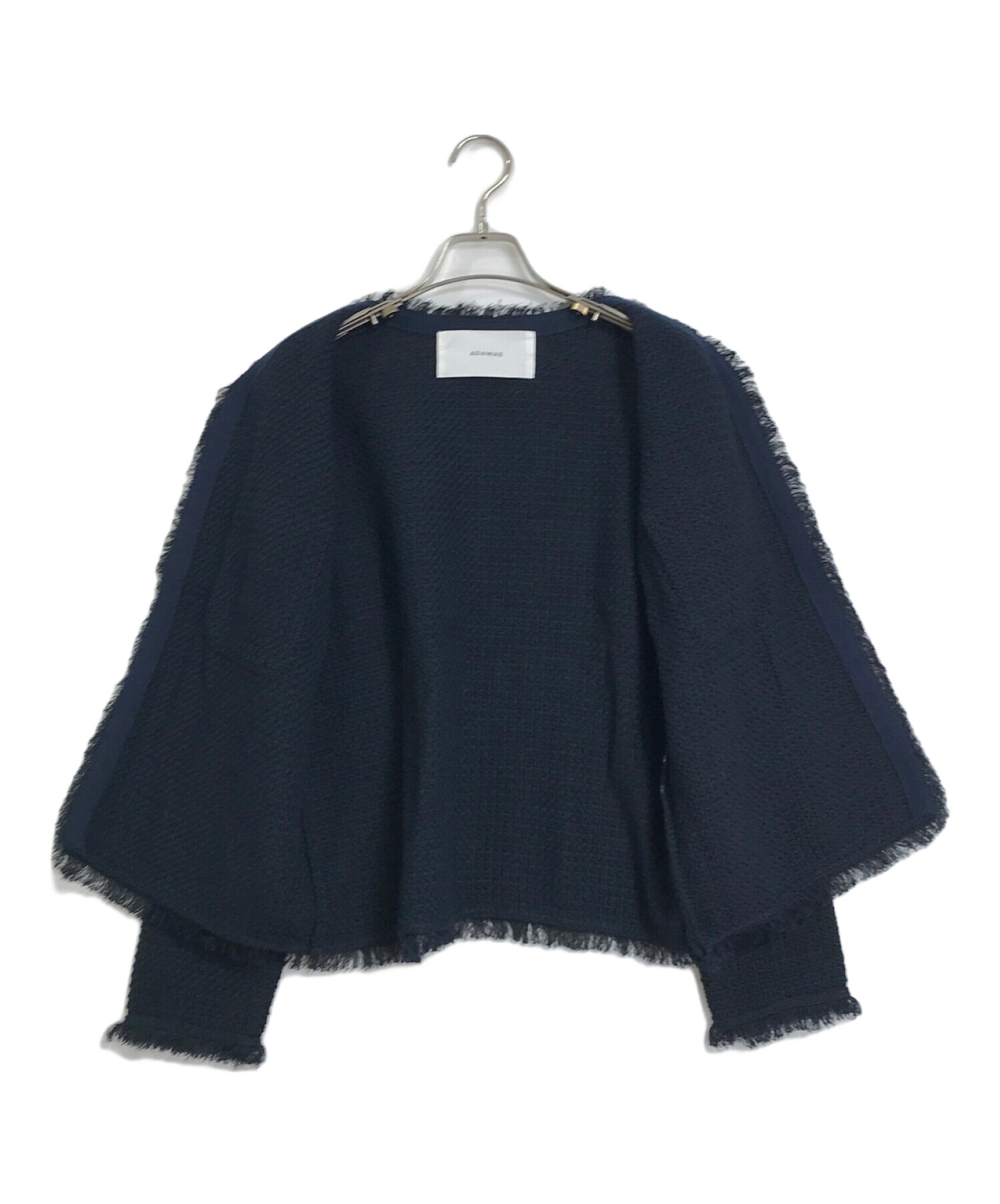 中古・古着通販】ADAWAS (アダワス) ADAWAS SUMMER TWEED KNIT JACKET 