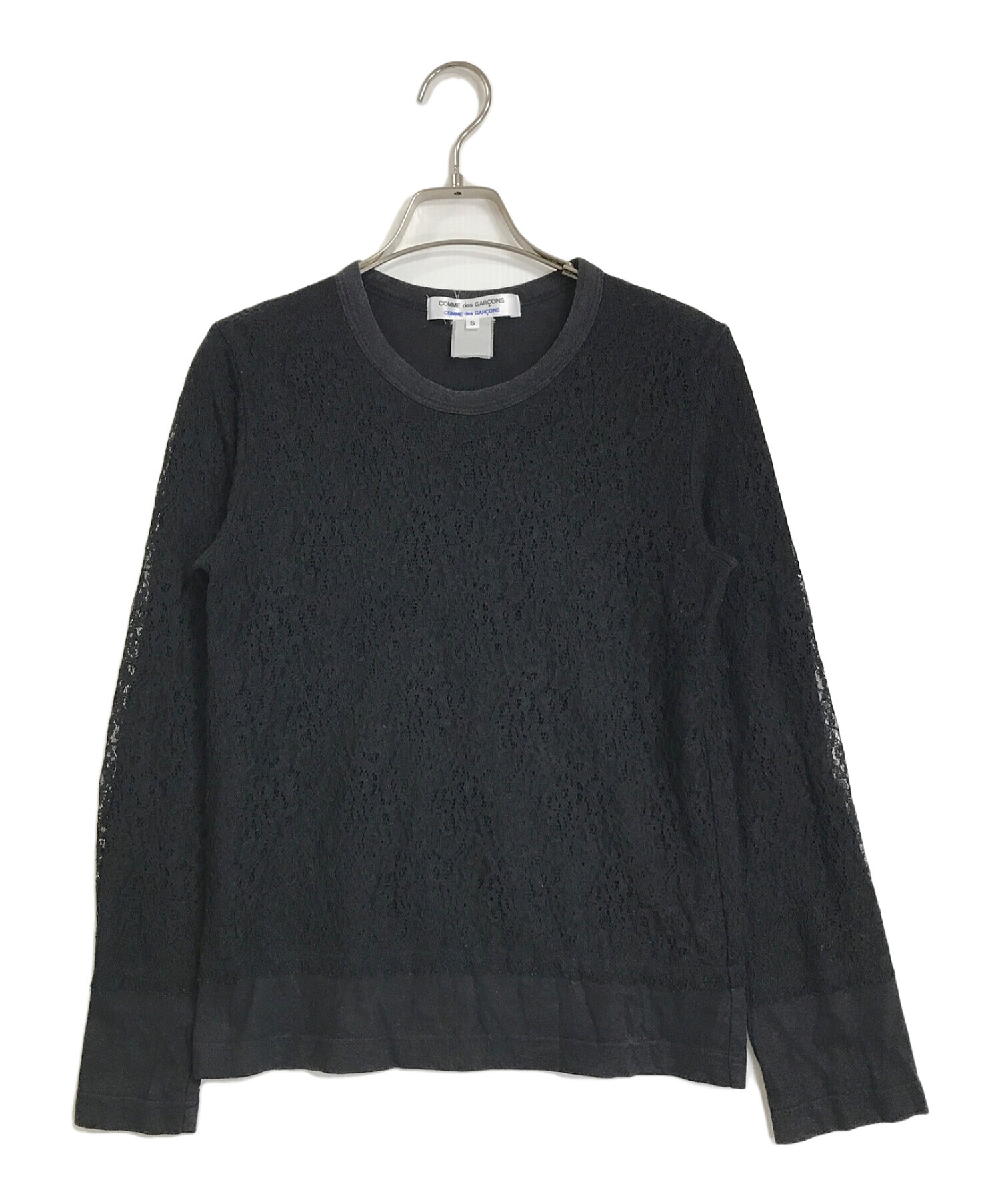 tricot COMME des GARCONS レースブラウス 長袖シャツ 楽天市場