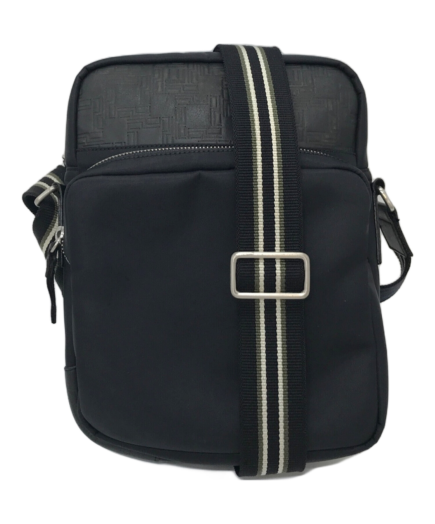 中古・古着通販】dunhill (ダンヒル) D8 型押しショルダーバッグ  
