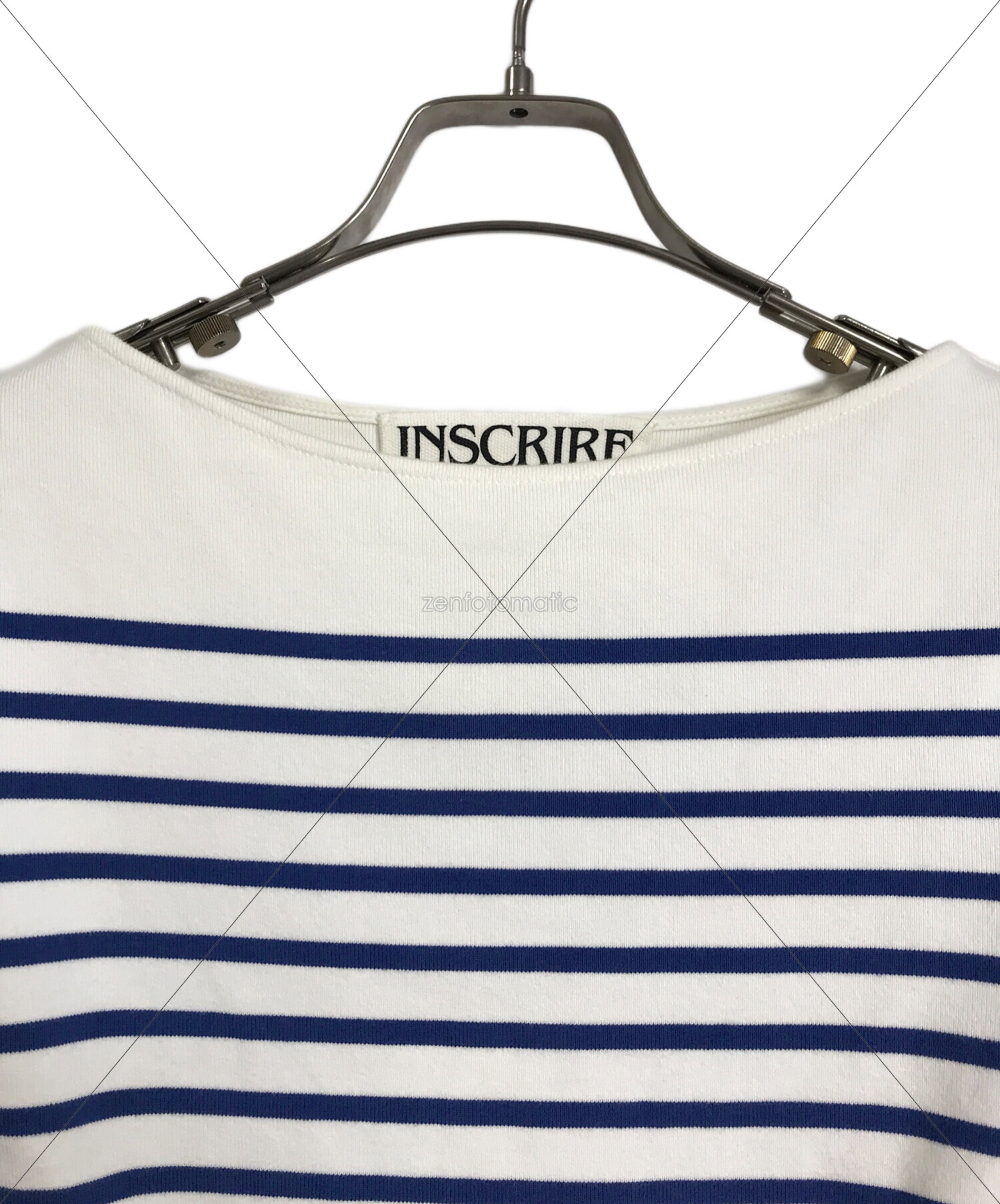 中古・古着通販】INSCRIRE (アンスクリア) 袖切替バスクシャツ ロング 