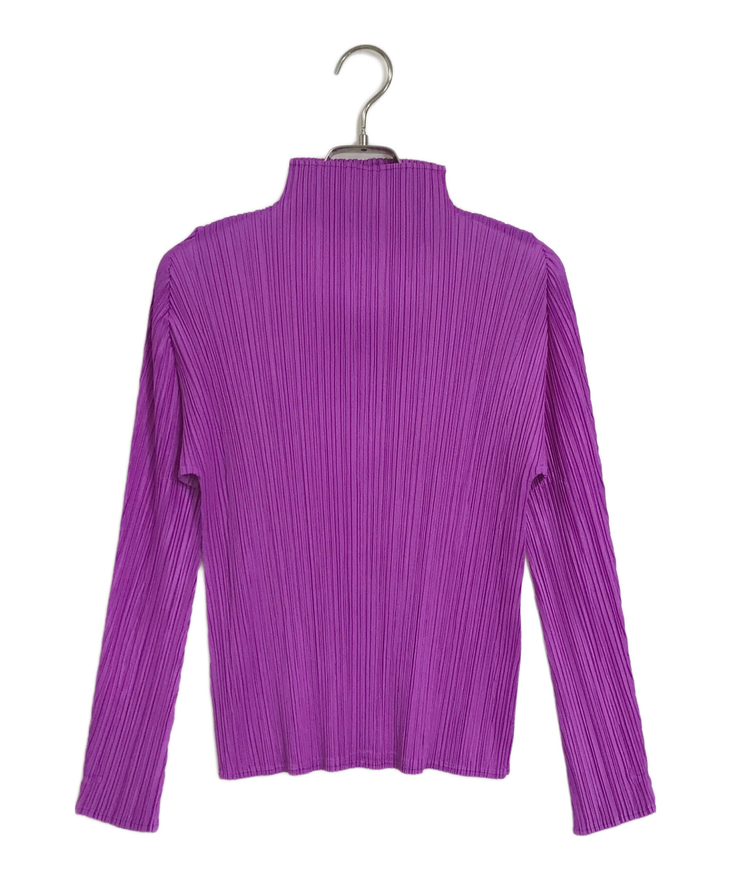 PLEATS PLEASE プリーツブラウス パープル 3 上品 シンプル 