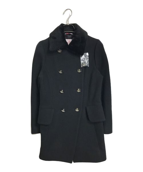 美品✨ヴィヴィアンウエストウッド オーブ アンゴラ ロング フレアコート 2 M 希少✨ヴィヴィアンウエストウッド オーブ アンゴラ ロング フレア