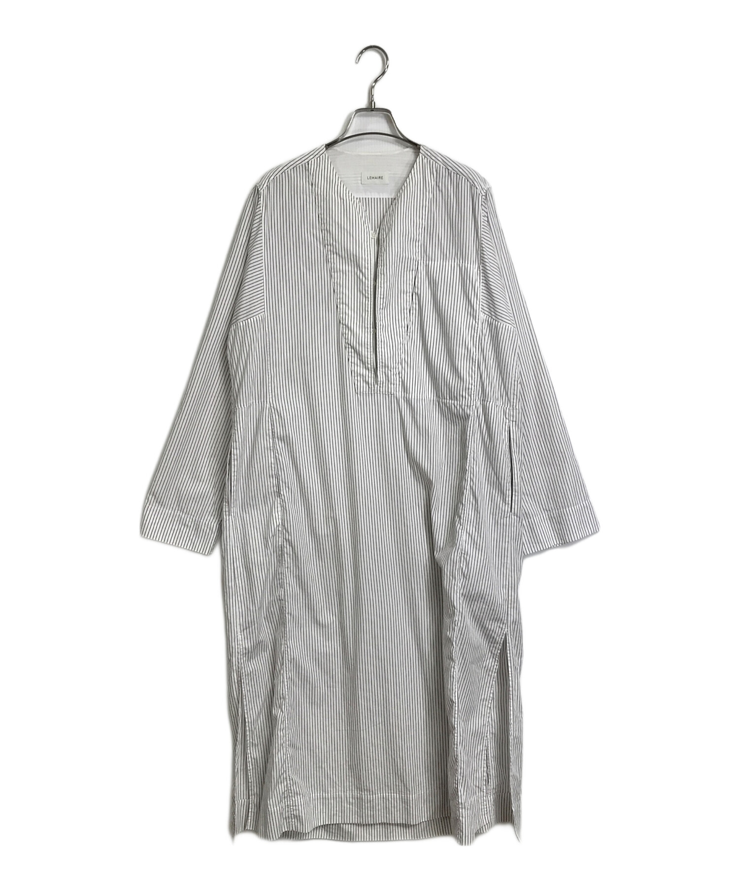 中古・古着通販】LEMAIRE (ルメール) シャツワンピース ホワイト 