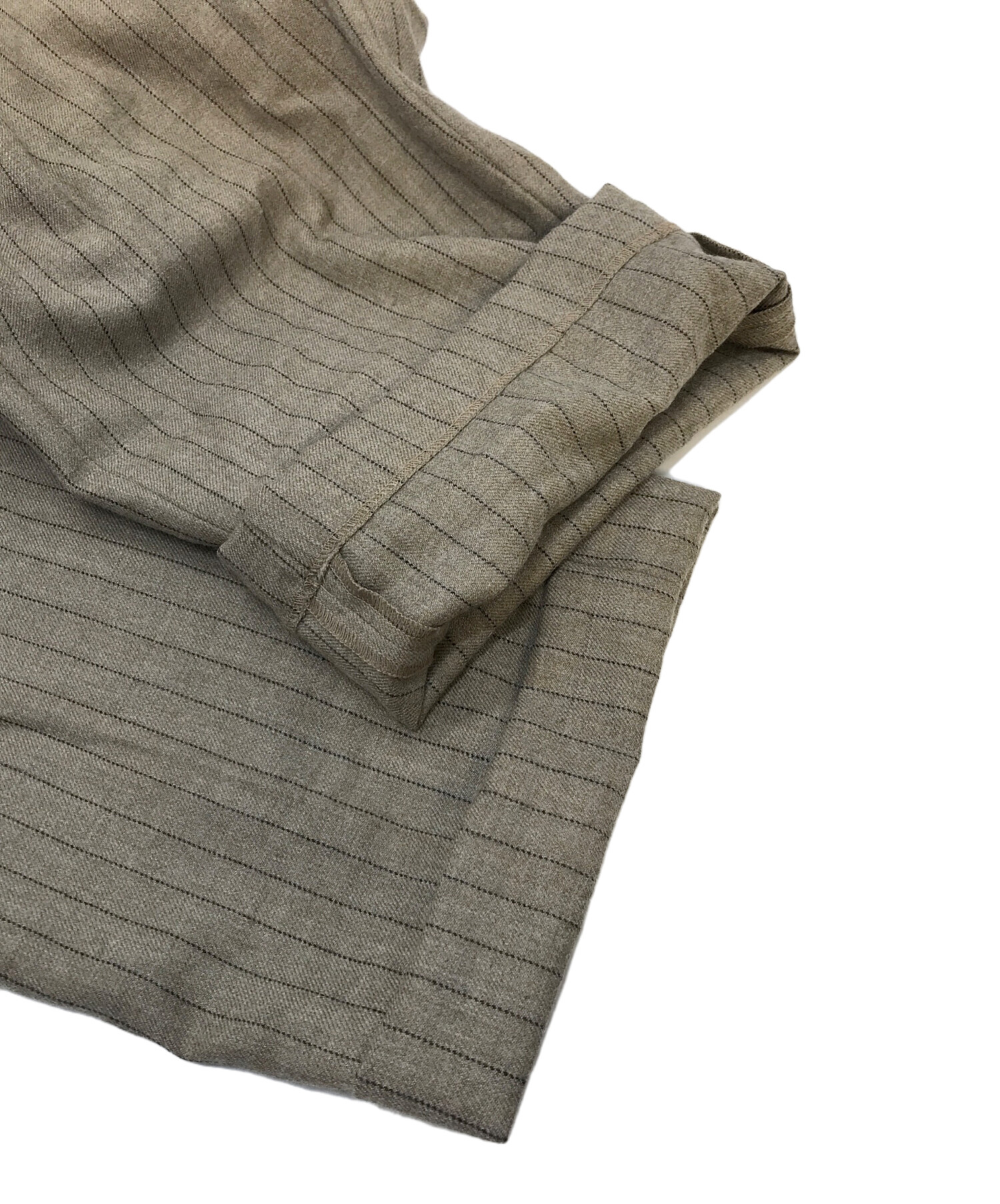 新品 BLURRED CLOTHING Wool Stripe Trousers パンツ｜スラックス