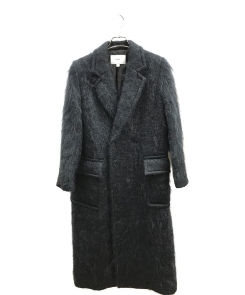 HYKE モヘアウールコート