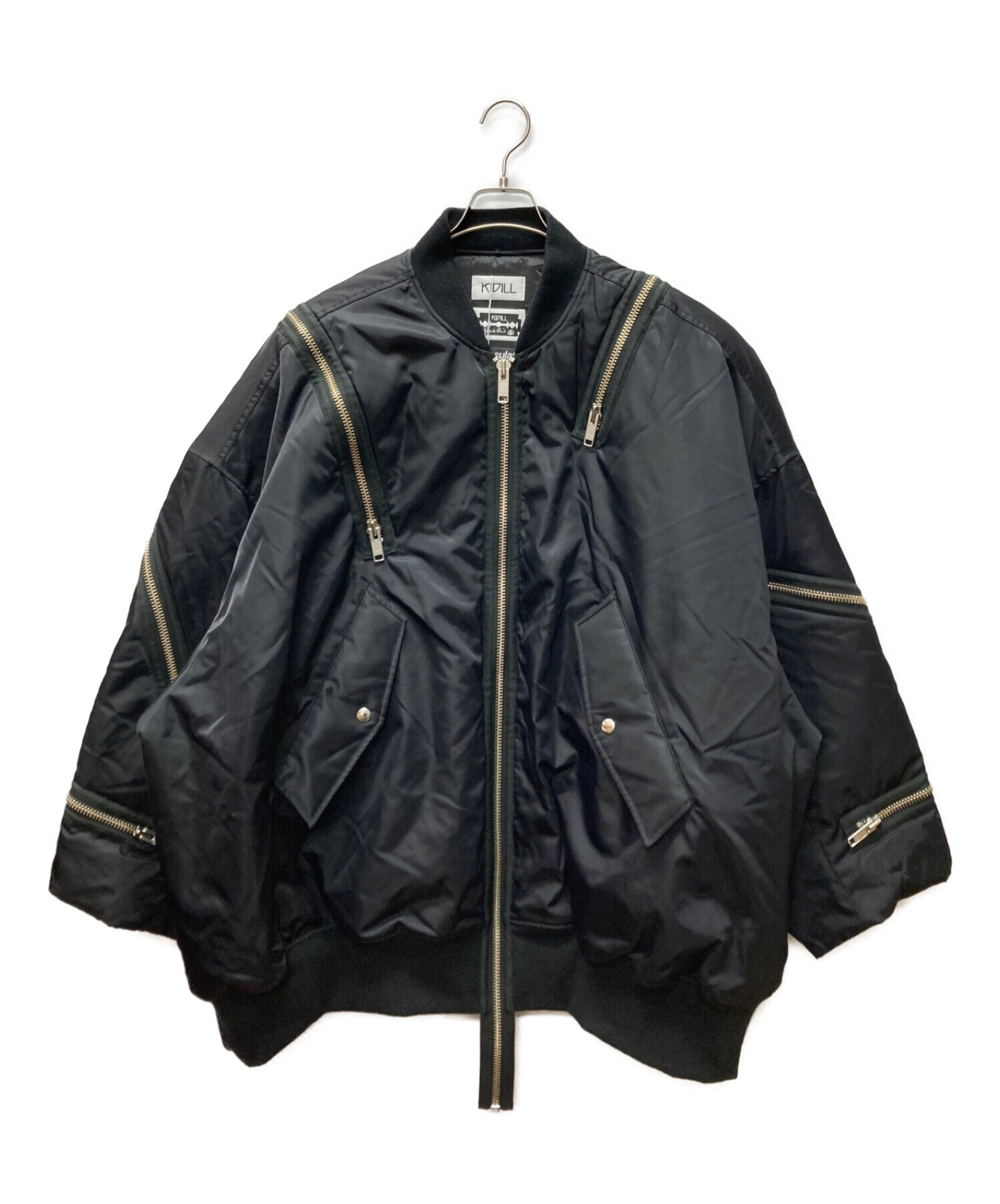 KIDILL (キディル) Jamie Reid MA-1 Jacket ブラック サイズ:FREE