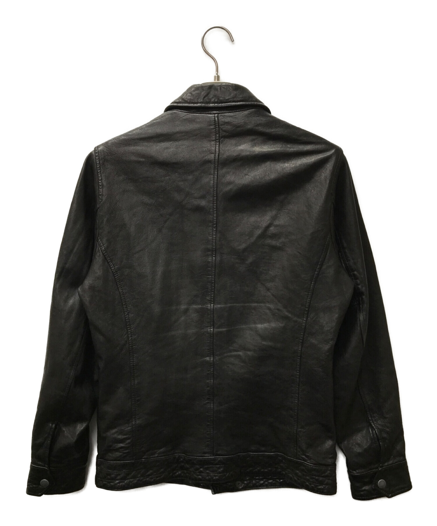 中古・古着通販】glamb (グラム) レザージャケット ブラック サイズ:1 