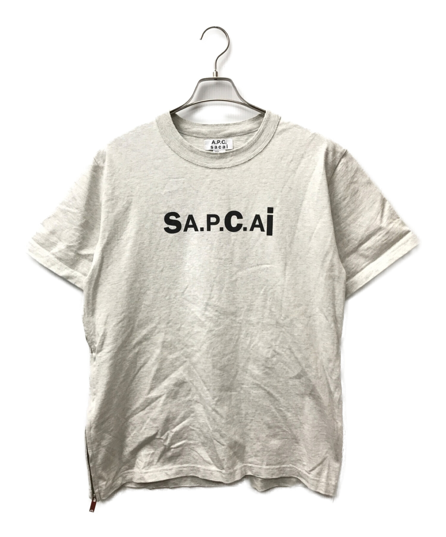 新品　A.P.C. x Sacai  コラボTシャツ　グレー