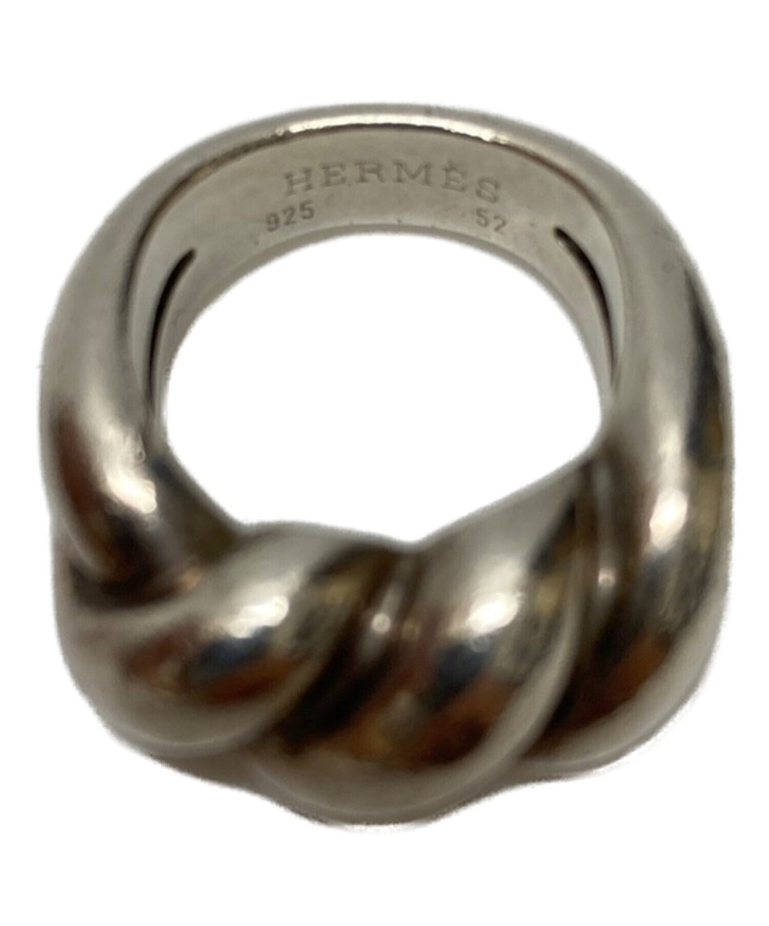 シルバー美品　エルメス　925　トルサード　リング　指輪　 シルバー　約9.5号