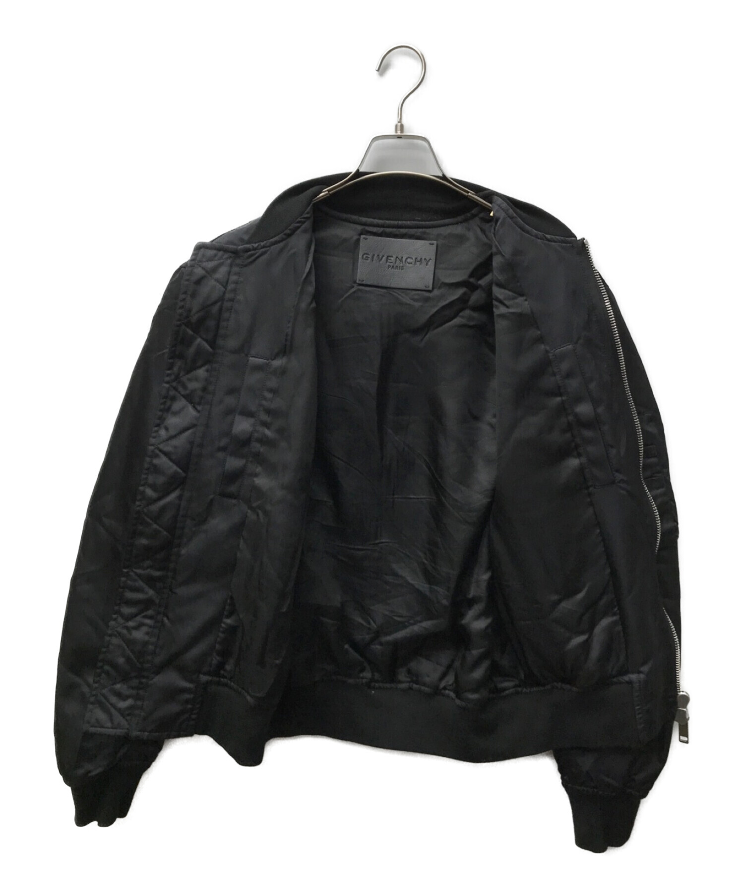 中古・古着通販】GIVENCHY (ジバンシィ) シャイニーナイロンボンバー 