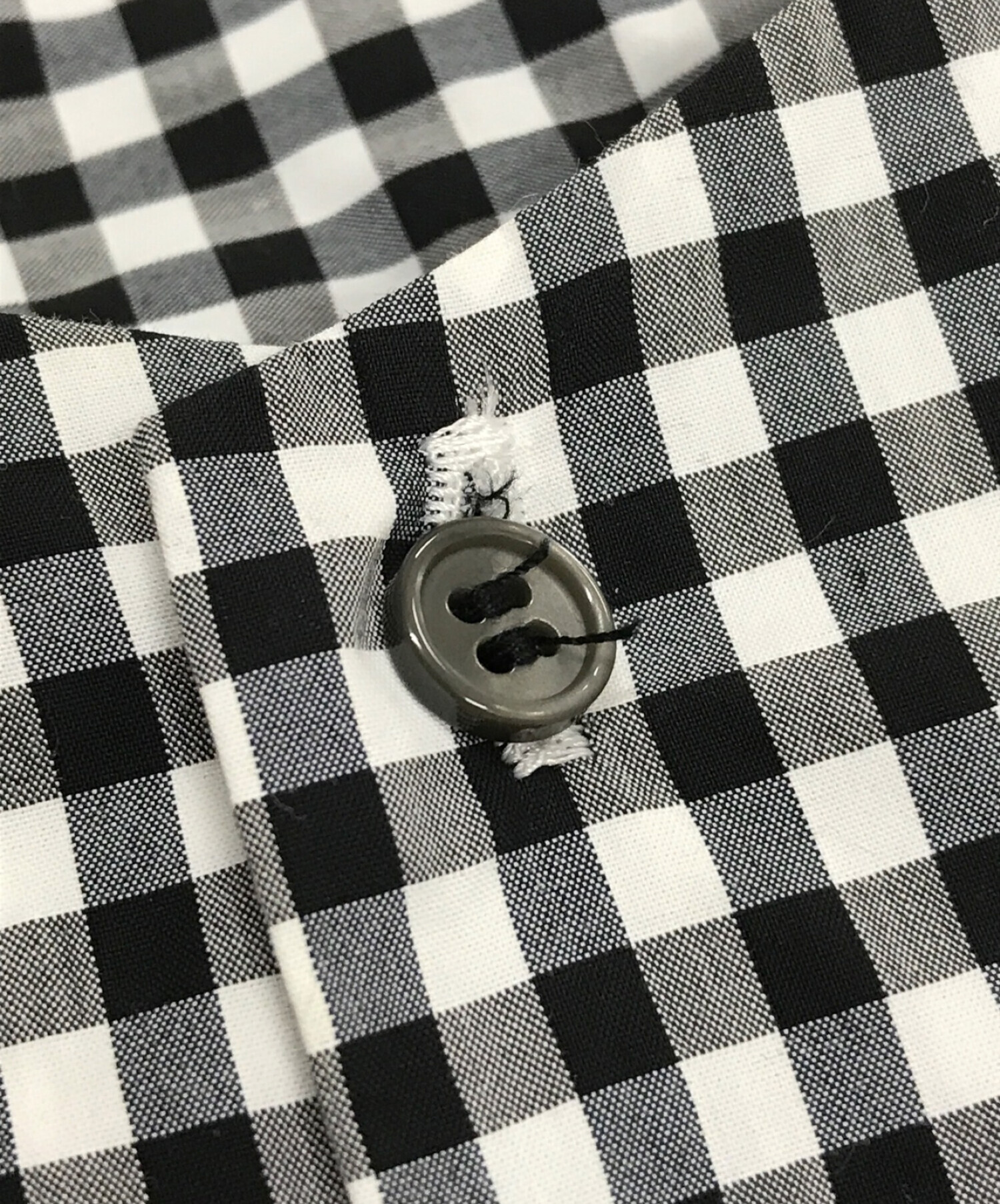 STINA closet スティナクローゼット ギンガムパフスリーブブラウス 