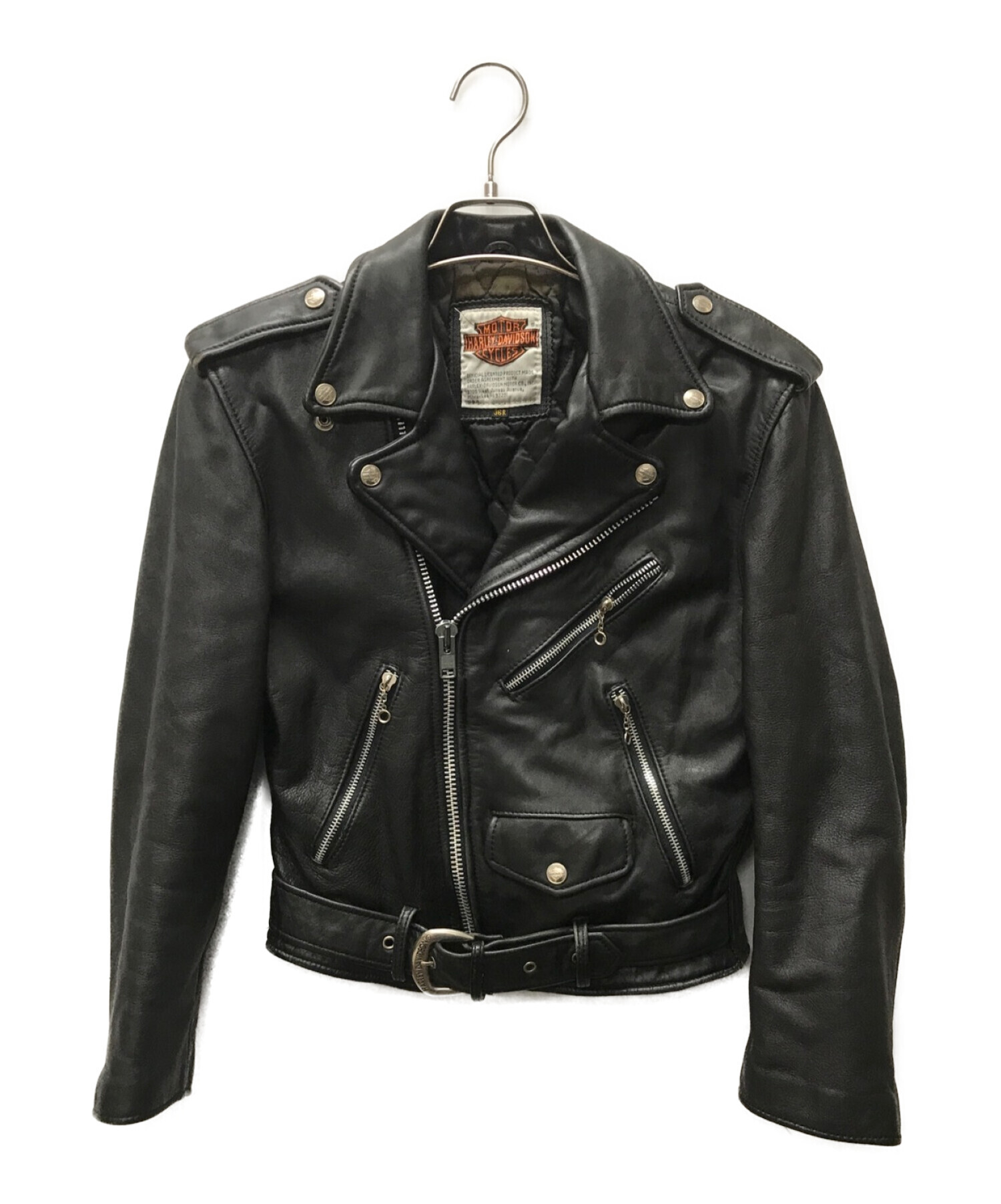 中古・古着通販】HARLEY-DAVIDSON (ハーレーダビッドソン) レザー 