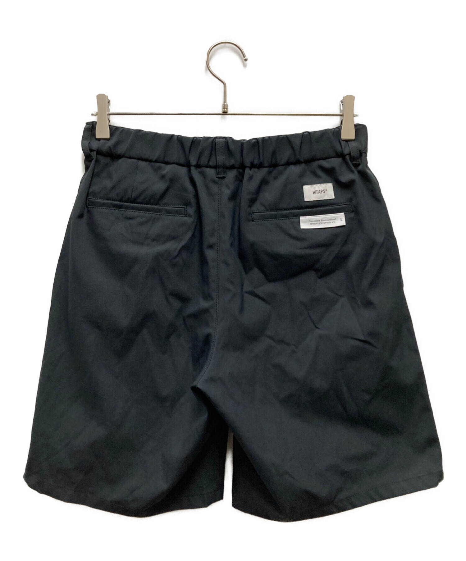 中古・古着通販】WTAPS (ダブルタップス) タックハーフパンツ ブラック 