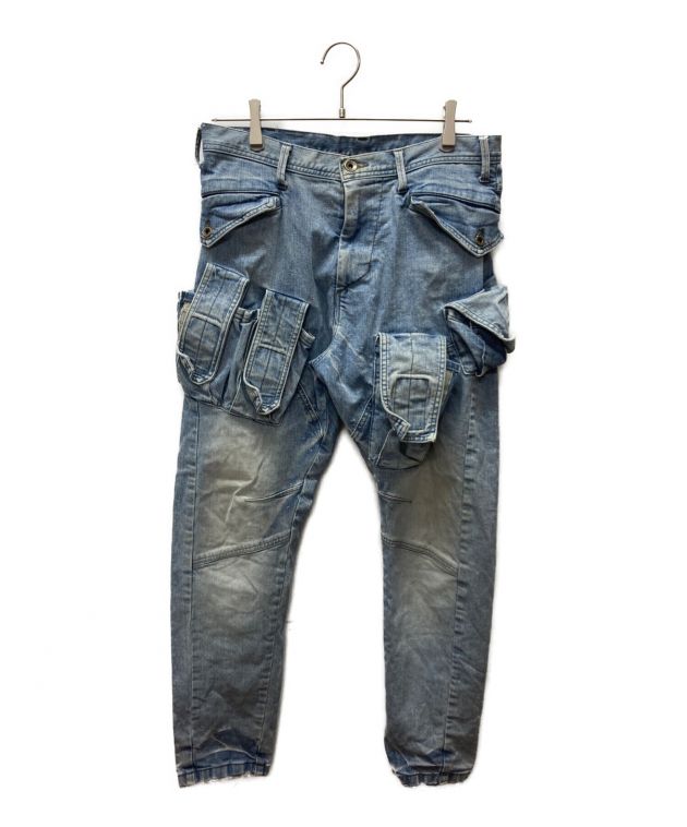 中古・古着通販】JULIUS (ユリウス) ガスマスクデニムカーゴパンツ 