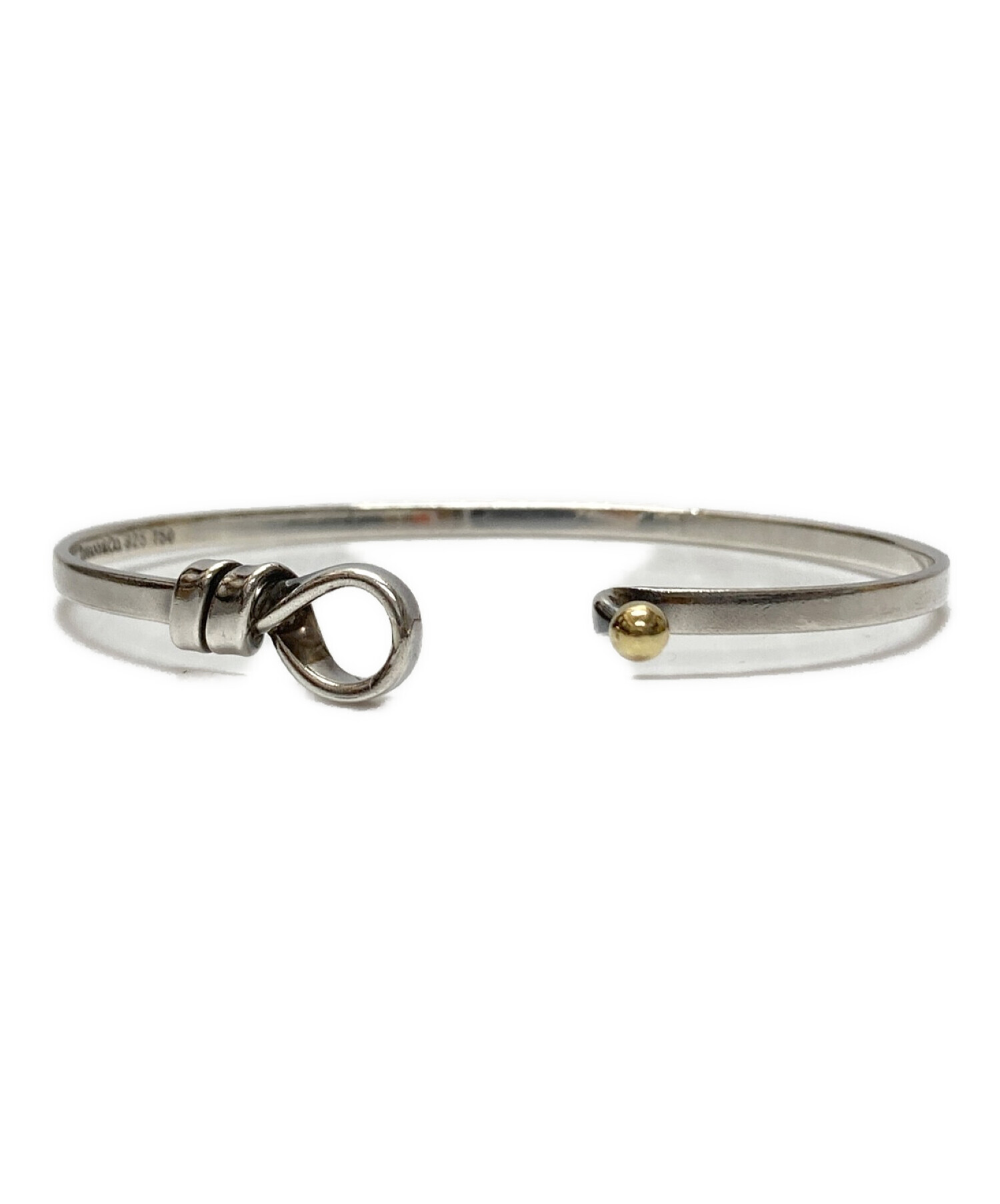 TIFFANY & Co. (ティファニー) フックアンドアイ バングル シルバー 