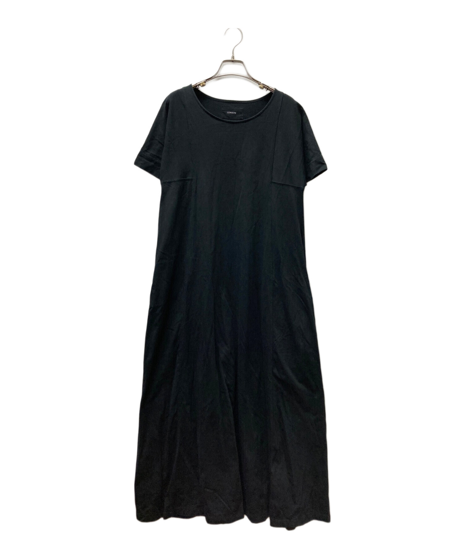 中古・古着通販】LEMAIRE (ルメール) カットソーワンピース ブラック  