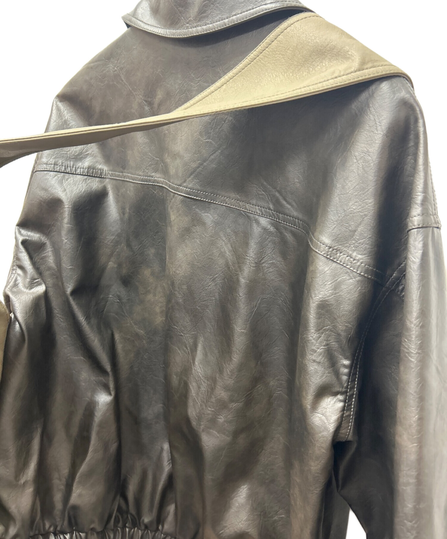 中古・古着通販】NUTEMPEROR (ニュートエンペラー) エコレザーレザー 