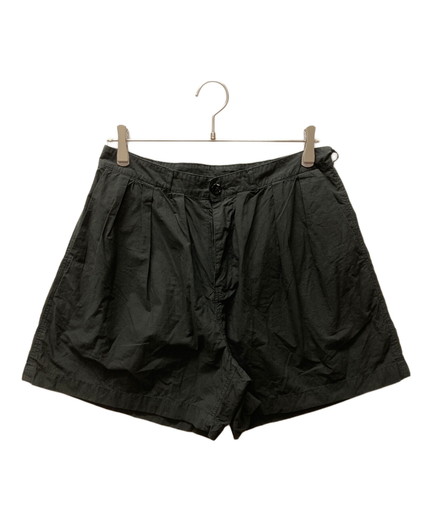 unused アンユーズド 本革 見易かっ レザーショートパンツ ハーフパンツ