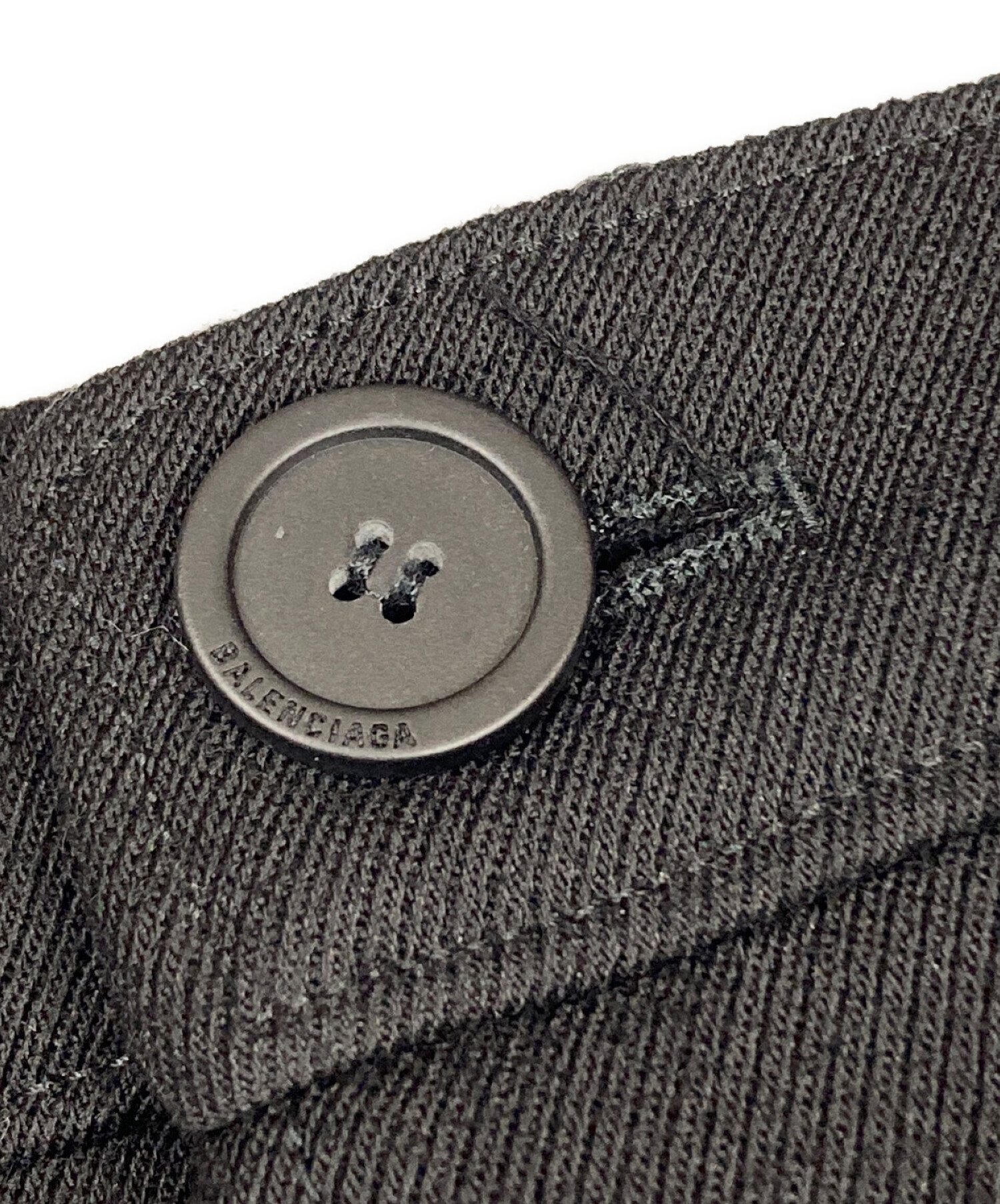 中古・古着通販】BALENCIAGA (バレンシアガ) ウール ボタン タイト 