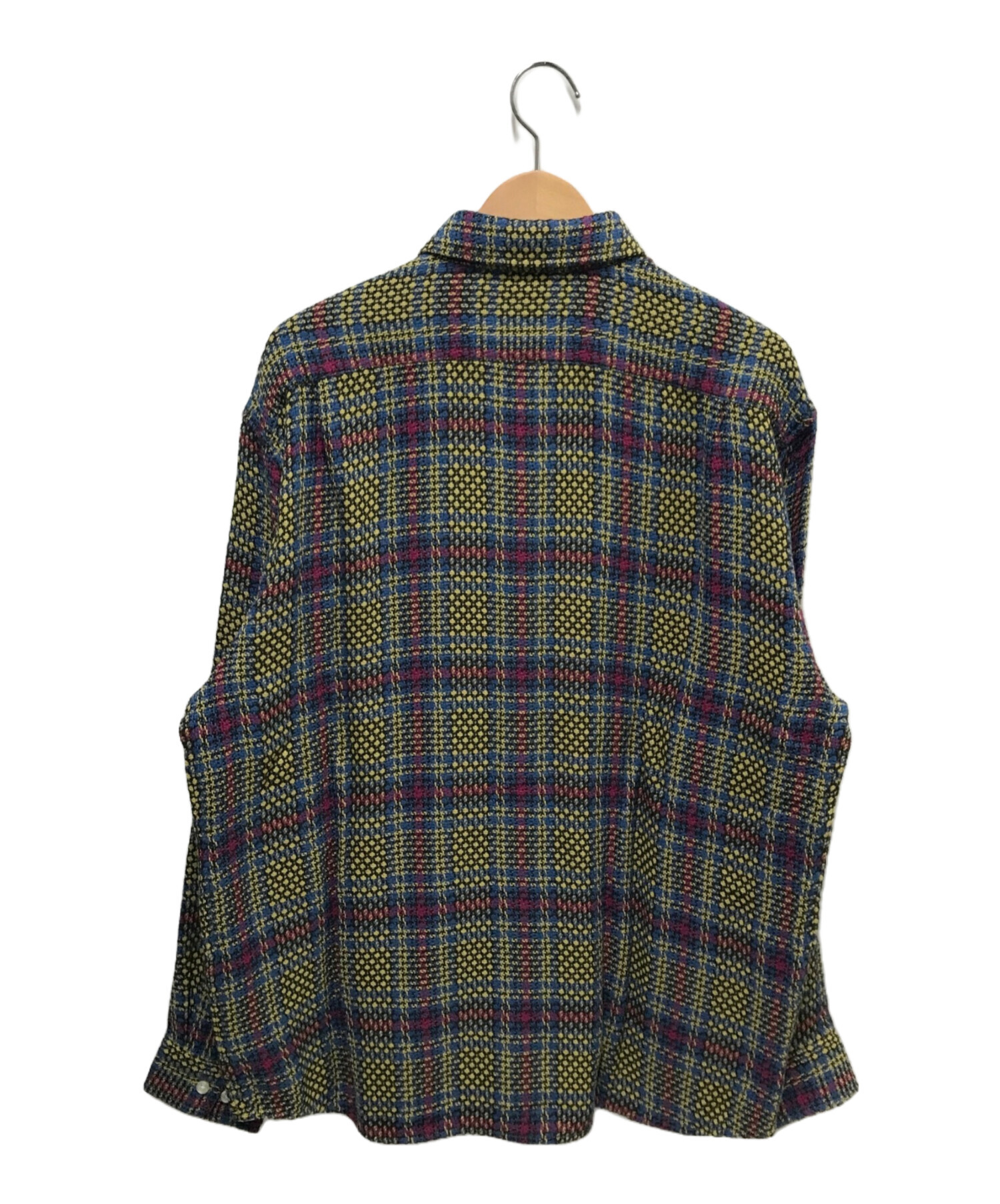 中古・古着通販】Supreme (シュプリーム) basket weave plaid shirt 