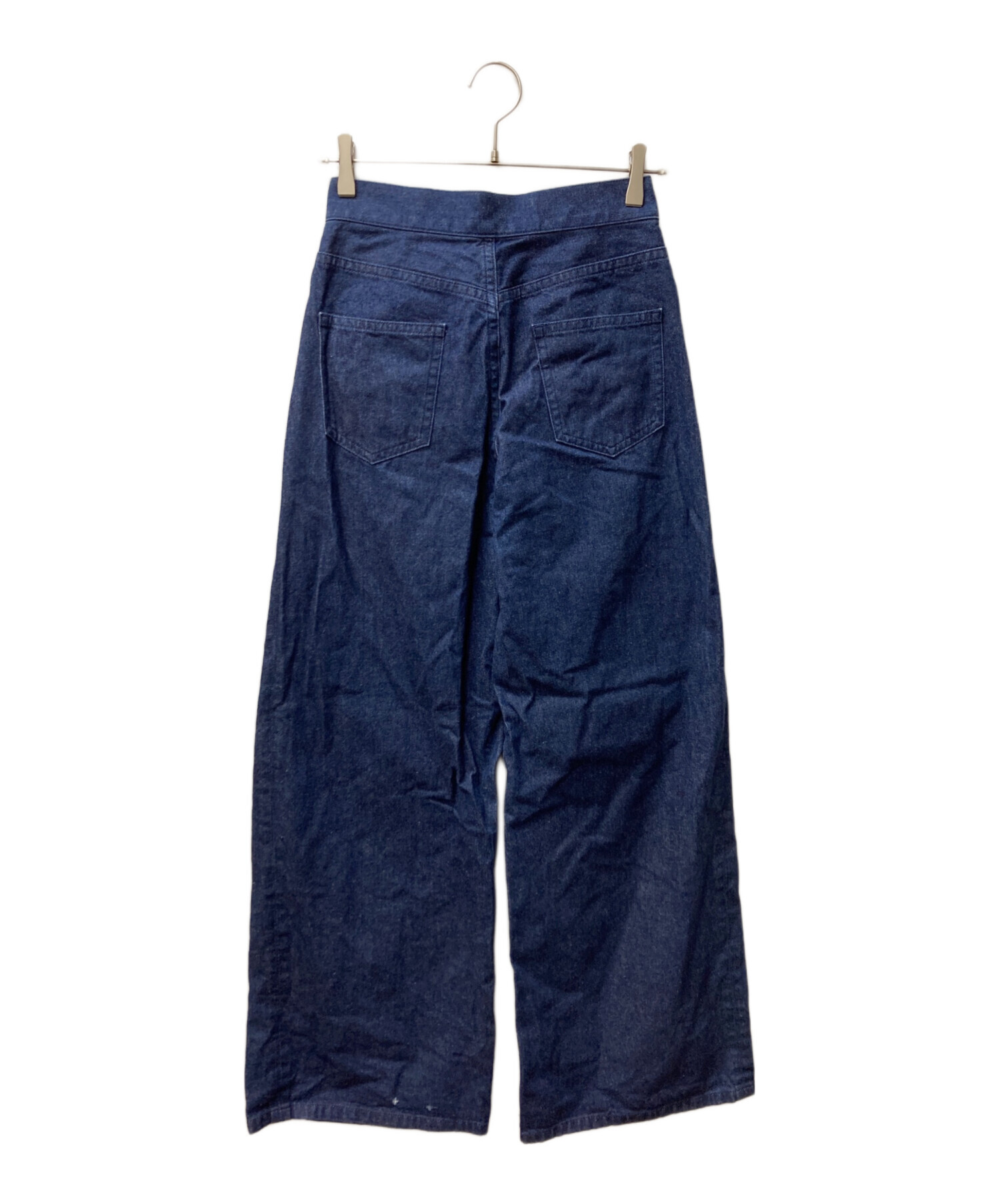JOHN LAWRENCE SULLIVAN ワイドショーツ WASHED DENIM WIDE PANTS（SHORT LENGTH）｜JOHNLAWRENCESULLIVAN