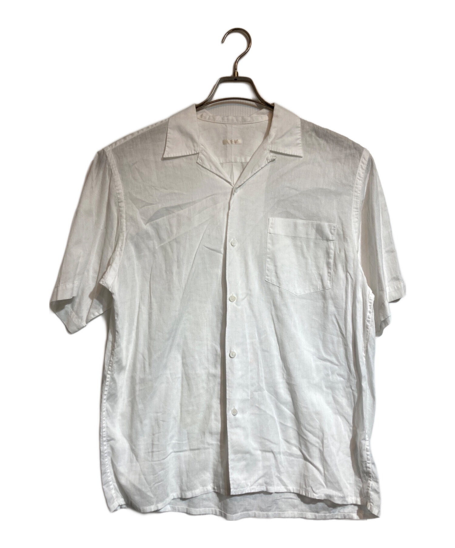 中古・古着通販】COMOLI (コモリ) ベタシャンオープンカラーシャツ 
