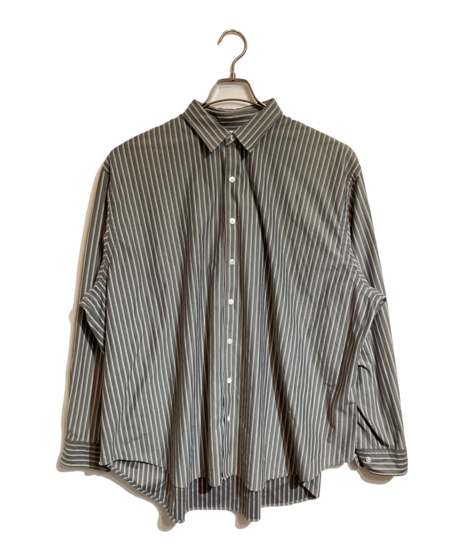 中古・古着通販】KANEMASA (カネマサ) THICKAND THIN STRIPE ROYAL OX 