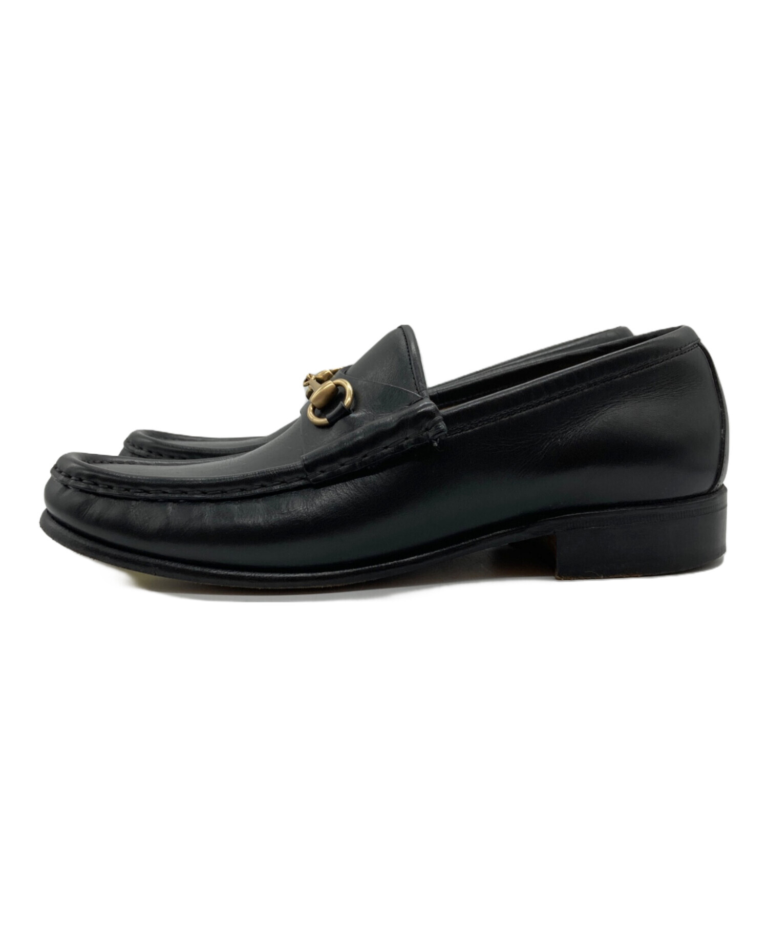 中古・古着通販】GUCCI (グッチ) ビットローファー ブラック サイズ:36 