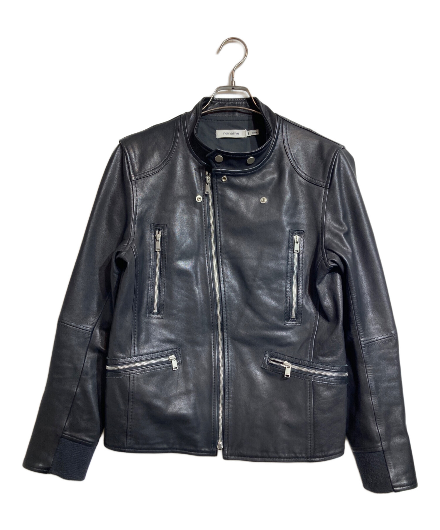 NN-J3005 BIKER BLOUSON COW LEATHER サイズ2
